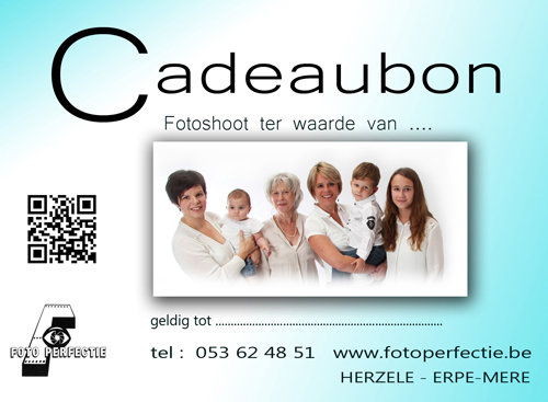 voorbeeld cadeaubon familie portret